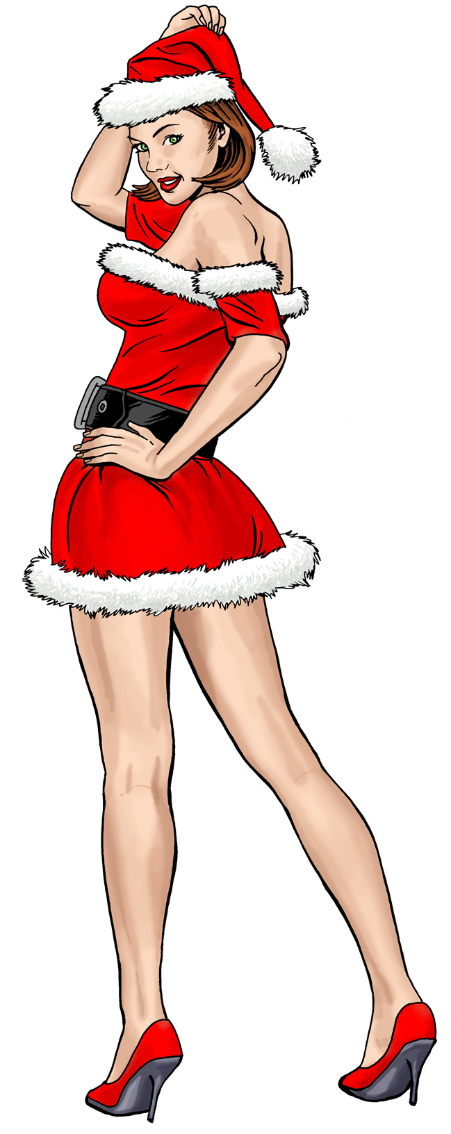 Santa Pinup Toren Atkinson